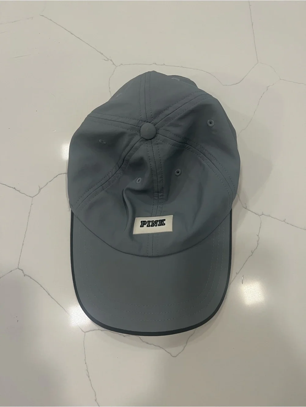 PINK Victoria’s Secret Gray Adjustable Baseball Cap